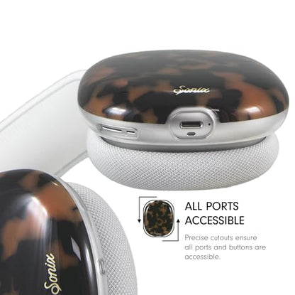 Sonix Protective Case Cover for AirPods Max Headphones | Brown Tort - color: Brown Tort