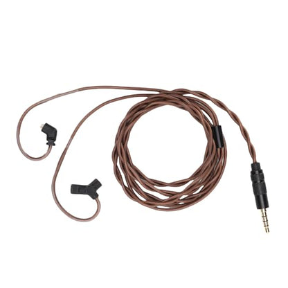 IEM Cable with Detachable Mic for ZS10 PRO ZSN PRO 0.78mm 2pin Headphones, OFC Wire Replacement Cord with 3.5mm Plug for Clear Audio and Gaming Calls