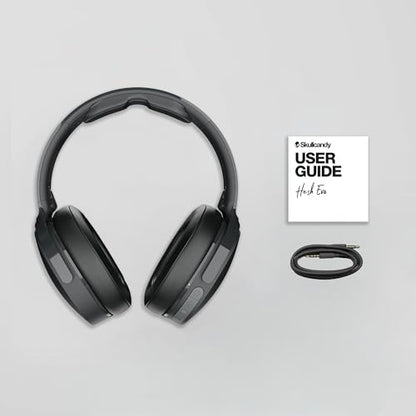 Skullcandy Hesh Evo Wireless Over-Ear Bluetooth Headphones - True Black | Bluetooth, Noise Isolating Fit, 36 Hours Battery, Foldable, Lightweight Design, Microphone, Travel, Commuting, Studying - color: True Black