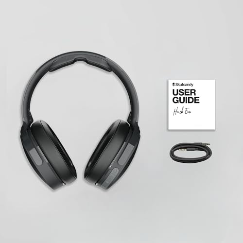 Skullcandy Hesh Evo Wireless Over-Ear Bluetooth Headphones - Bone | Bluetooth, Noise Isolating Fit, 36 Hours Battery, Foldable, Lightweight Design, Microphone, Travel, Commuting, Studying - color: Bone