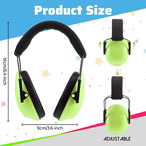 12 Pcs Kids Ear Protection Noise Cancelling Headphones Ear Muffs Bulk 27db Adult Noise Reduction Hearing Earmuff (Universal Fit (kids & Adults),Classic Style) - size: Universal Fit (kids & Adults), style: Classic