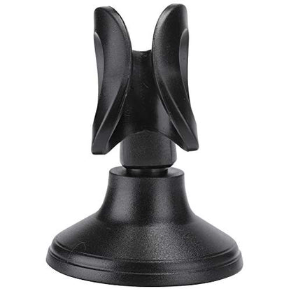 Desktop Mic Stand, Adjustable Microphone Stand Desk, ABS Table Top Microphone Stand with 3x1.6in Base, Compact Mic Holder Desktop for Network Broadcast, Sing Online, Home
