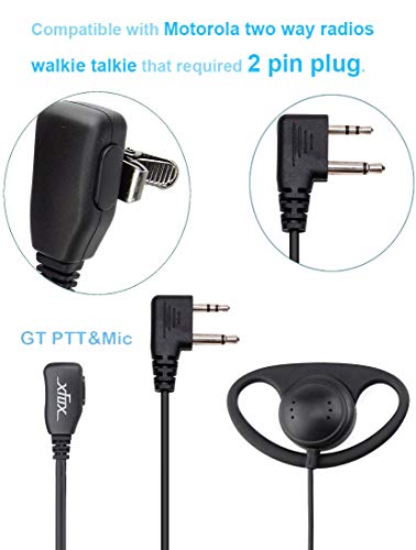 2Pin D Shape Earpiece Headset (2)