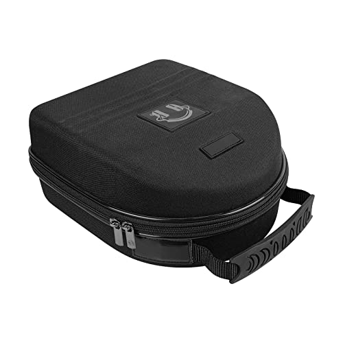 Geekria Shield Headphones Case Compatible with Audio-Technica ATH-R50x, ATH-AD1000X, ATH-A990Z, ATH-A900x, Replacement Extra Hard Shell Travel Carrying Bag with Cable Storage (Black)