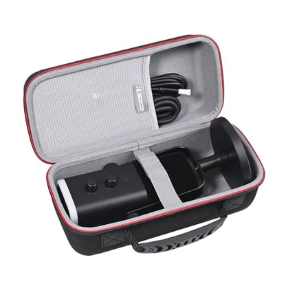 RLSOCO Carrying Case for FIFINE AM8 USB/XLR & RODE PodMic Cardioid Dynamic Broadcast Microphone (Case Only)