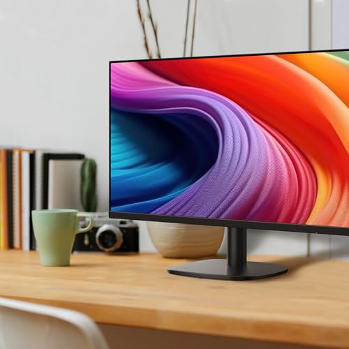 Amazon Basics 24 Inch (23.8 inch viewable) Monitor, FHD 1080P, Max 100Hz, VESA Compatible, Built-in Speakers, Black - size: 23.8 inch viewable, style: 100Hz