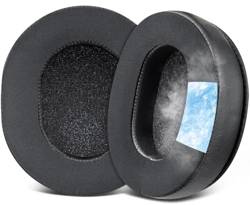 SOULWIT Earpads Replacement for Razer Kraken V3/V3 Pro/V3 X, Kitty V3 Pro/Kitty V3 X, V4/V4 Pro/V4 X Gaming Headsets, Ear Pads Cushions with Noise Isolation Foam - CG Black