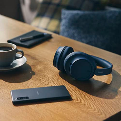 Sony WH-CH720NL Noise Canceling Wireless Bluetooth Headphones - Built-in Microphone - up to 35 Hours Battery Life and Quick Charge - Navy Blue - color: Blue