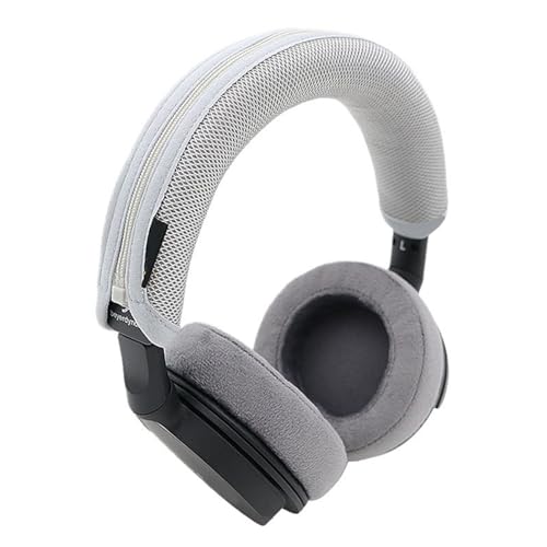 Headphone Headband Cover Sleeve for DT270PRO Sweat Absorbent Design with Zippers Closure Antislip Feature Breathable Headband Sleeve for Headphones - color: Gray