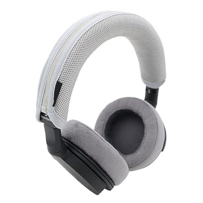 Headphone Headband Cover Sleeve for DT270PRO Sweat Absorbent Design with Zippers Closure Antislip Feature Breathable Headband Sleeve for Headphones - color: Gray