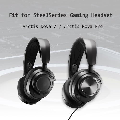 Nylon Braided Audio Cable Cord for Arctis Nova 7 / Pro Headset | Black, Nylon Braided 3.5mm 5 pole to 4 pole Cord Compatible with SteelSeries Arctis Nova 7 / Pro Gaming Headset