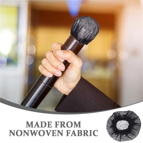 400Pcs Disposable Mic Windscreen Covers for Handheld Mics, Ultrathin Splash-Proof Caps | Ultra-thin nonwoven covers protect handheld mics from spit, dust & moisture. 400 disposable caps for hygienic use.
