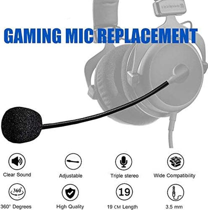 Turtle Beach Replacement Mic 3.5mm Detachable Microphone Boom for Ear Force Turtle Beach Xbox One Stealth 400 420x 450 500p 520 Recon 50x 50p 50 60p 150