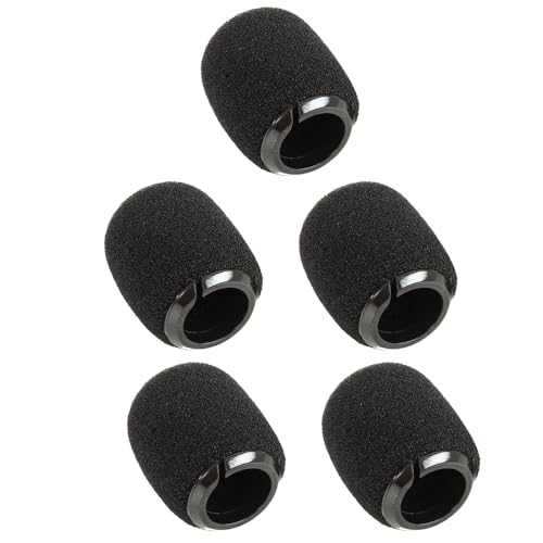 5Pcs/Lot Plastic Snap Foam Cover Windscreen Sponge For Shure Beta98H/C MX412 418 Instrument Gooseneck Microphone Stand Case