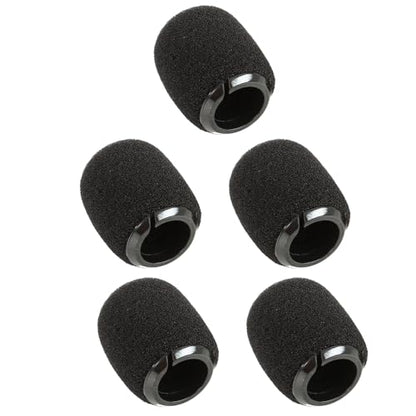 5Pcs/Lot Plastic Snap Foam Cover Windscreen Sponge For Shure Beta98H/C MX412 418 Instrument Gooseneck Microphone Stand Case