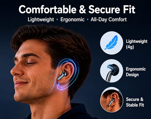 AI Translation Earbuds, Real-Time Translator Earbuds for 144 Languages, Bluetooth 5.4 Wireless Earbuds with ANC & ENC Noise Cancellation, HD Calls, Deep Bass, IPX7 Waterproof