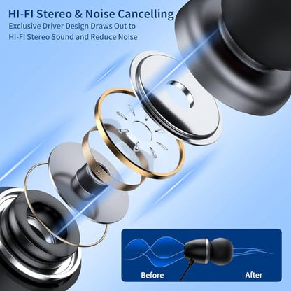 Neckband Bluetooth Headphones, 24H Battery with Auto-Retractable in-Ear Earbuds, HiFi Stereo Sound & Hybrid Active Noise Cancelling for Sports, Gym, Running, Workout, Hands-Free Calling - color: Silver