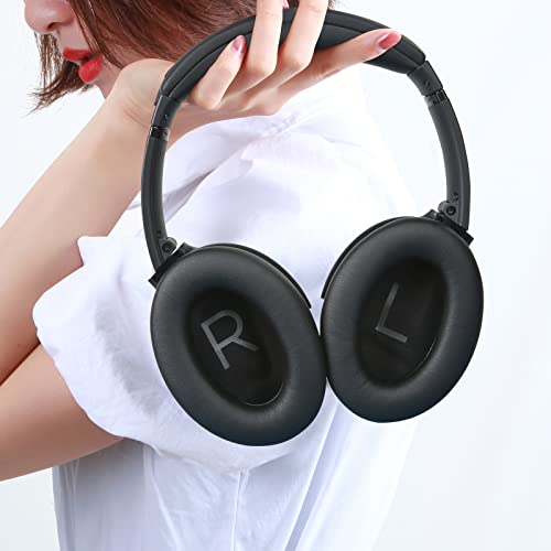Earpads for Bose QuietComfort 45 QC45 QC35 ii QC35 Ear Pads Headphones Ear Cushions Replacement with Upgraded Memory Foam - color: QC45 Black