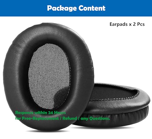 HA-D990 Headphone Premium Protein Leather Replacement Earpads Compatible with JVC HA-D990 Headphone Earpads Cushion