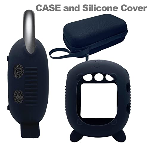 JCHPINE Silicone Cover and Carrying Case for JBL Clip 4 Bluetooth Speaker - color: Black