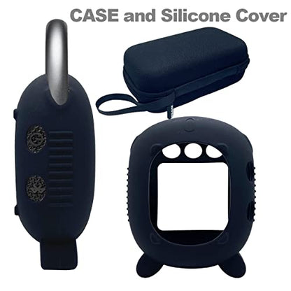 JCHPINE Silicone Cover and Carrying Case for JBL Clip 4 Bluetooth Speaker - color: Black