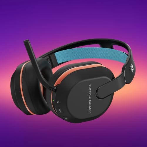 Turtle Beach Stealth 500 Wireless Gaming Headset Nintendo Switch 2, Black | Licensed for Switch 2, Bluetooth, 40mm Drivers, 40-Hr Battery, Flip-to-Mute Mic, Memory Foam, Lightweight, Charcoal Black - color: Charcoal Black