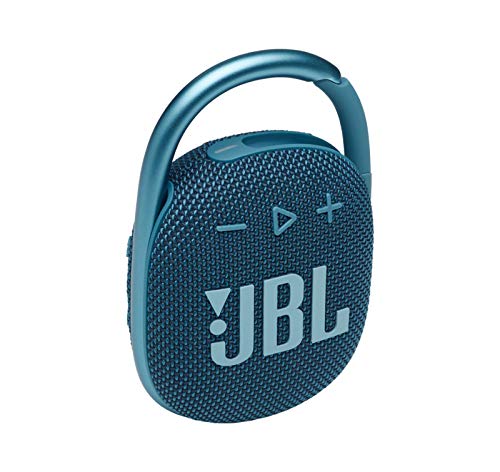 JBL Clip 4 Portable Bluetooth Speaker (Blue) + Bundle with divvi! Protective Hardshell Case (Black) - color: Blue