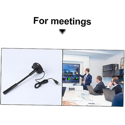 Toyvian USB Condenser Microphone for Gaming Streaming and Recording Desktop Cardioid Mic Mute Button and LED Indicator Plug and Play for Computers and Laptops