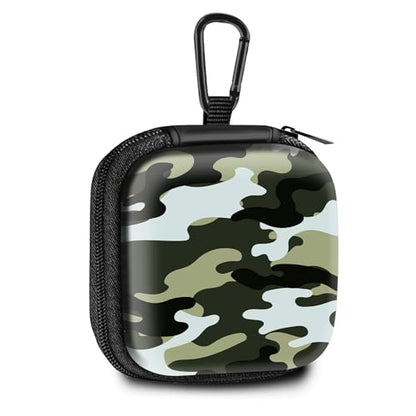 Square Data Cable Earbud Charger Coin Storage Bag Shockproof and Drop-Proof EVA Material Compatible with AirPod(Camouflage) - color: camouflage