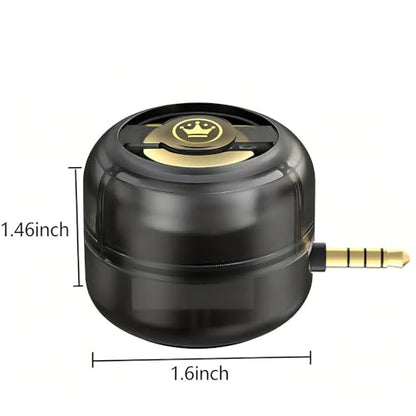 2026 Portable Speaker, Small Speakers with 3.5mm Aux Input Jack, Plug-in Mini Speaker, Suitable for Call, Digital Wind Instrument, Tablets, Laptops and MP4