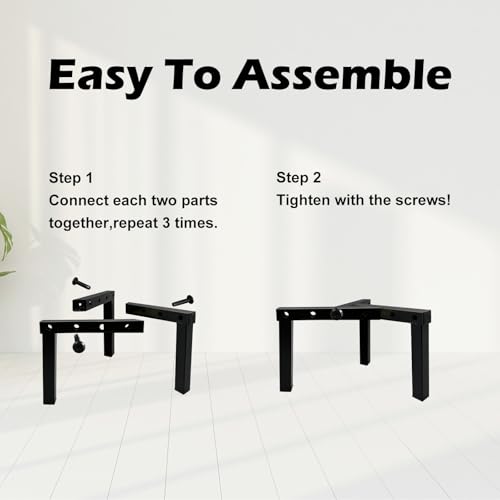 Three Legs Adjustable Metal Plant Stand for 5"-10" Plant Pot – Indoor & Outdoor (Black, 1 Pack) - color: Mini 3Legs Black 5-10", style: 3 - Mini