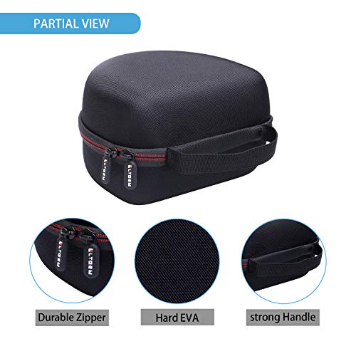 Headphone Case for Audio-Technica ATH-M30X / ATH-M50X / ATH-M40X / ATH-M50xBT2 / ATH-M50xBT2DS Headphones, Black | Hard Carrying Travel Case for Audio-Technica Headphone - color: 2.Black