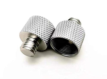 Mic Stand Adapter 5/8" to 3/8" Tripod Thread Screw Adapter for Microphone Stand Mount Microphone Stand Adapter to Tripod Adapter 2 Pack