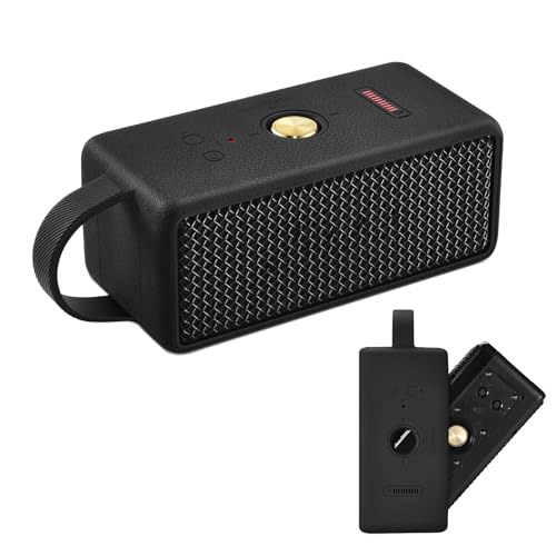 Silicone Protective Case Skin Cover Compatible with Marshall Emberton III Portable Bluetooth Speaker (Black)