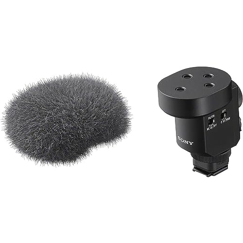 Sony Digital Shotgun Microphone ECM-M1,Black | Shoe support for battery-free & cable-free operation, Versatile selection of eight audio recording modes, Multi, Interface