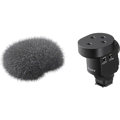 Sony Digital Shotgun Microphone ECM-M1,Black | Shoe support for battery-free & cable-free operation, Versatile selection of eight audio recording modes, Multi, Interface