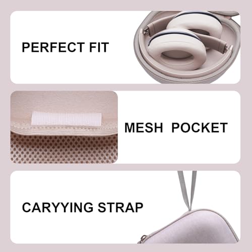Headphone Case for Skullcandy Crusher/Hesh/Evo Headphone, Khaki - color: Khaki