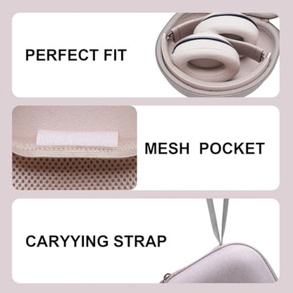 Headphone Case for Skullcandy Crusher/Hesh/Evo Headphone, Khaki - color: Khaki