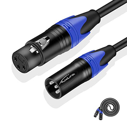 XLR Cables 50ft, Microphone Cable, XLR Male to Female 3 Pins | Mic Cable for Speaker Systems, Radio Station, and More - 1 Pack 50 Feet - size: 50 Ft 1 Pack