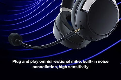 Replacement Game Mic for Razer Kaira Pro Headset on PC/ PS4/ PS5, 3.5mm Detachable Boom Microphone