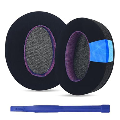 Adhiper Cooling Ear Pads for Sony WH-CH720N WH-CH710N, Black Purple Style | Upgraded Cooling Gel Headphone Earpads for Sony WH-XB900N WH-CH700N, Comfort Foam Added Thickness, Special Edition - color: Black+Purple-Upgraded Gel