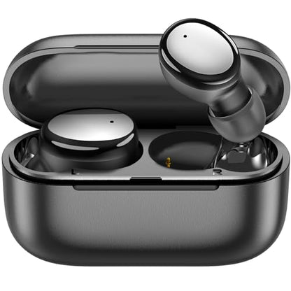 kurdene Wireless Earbuds Bluetooth 5.4, Lightweight in-Ear Headphones with Deep Bass,40 Hours Playtime Headset, Built-in Mics for Clear Calls, Sports Workout Ear Buds Black - color: Black
