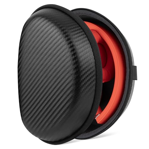 Geekria Shield Headphones Case Compatible with Beats Solo 4/3/2/Pro, Replacement Hard Shell Travel Carrying Bag with Cable Storage (Black) - color: Black