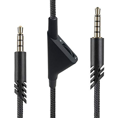 3M Volume Control Nylon Braided Cord for Astro A10 A40 Headsets | Inline Volume Control, 3 Meter Long , Nylon Braided, Compatible with Astro A10 A40 Headsets - size: 3M, style: Volume Control Function