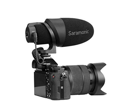 Saramonic Shotgun Microphone for DSLR, Mirrorless, Video Cameras, Smartphones & Tablets (CamMic) | Video Cameras, Mirrorless, Smartphones & Tablets (CamMic)