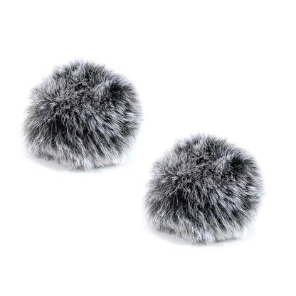 2PCS Wireless Microphone Deadcat Furry Cover for Hollyland M2, Microphone Windscreen,Blocks Wind Noise for Clear Audio,Ideal for Content Creators,Vloggers, Filmmakers & Musicians Recording Outdoors