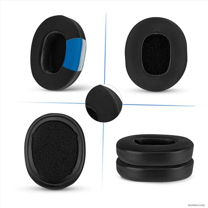 Hybrid Earpads for Skullcandy Crusher Wireless, Hesh 3/ANC/EVO, Venue ANC & More. Cooling Gel Gaming Cushions with Super Soft Fabric & Thick Memory Foam - By Brainwavz