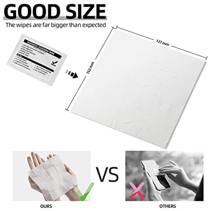 Technical Prep Pads Cleaning Wipes | Pre-Moistened Concentration Electronic Wipes Sheets, Surface Cleaning for Computers, Printer, Electronics, Industrial, Thermal Paste Remover (80PCS, 5"×6") - size: 80PCS