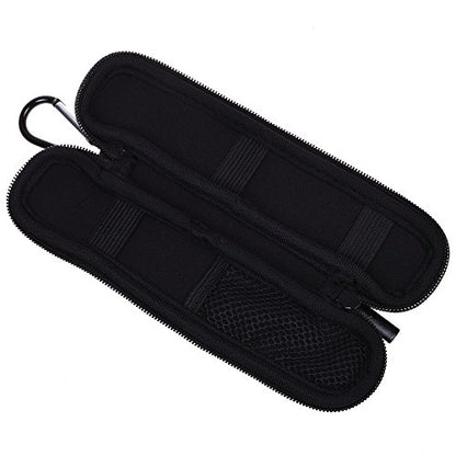 Cosmos Neoprene Stylus Pen Pencil Case Pouch Compatible with Apple Pencil, Wacom Stylus, Fountain Pen, Ballpoint Pen, Stylus Touch Pen (Neoprene Soft Pencil Case with Carabiner) - color: Neoprene Pencil Case with Carabineer
