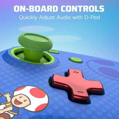 PDP REMATCH Wired Controller for Nintendo Switch/Lite/OLED - Toad & Yoshi - color: Toad & Yoshi